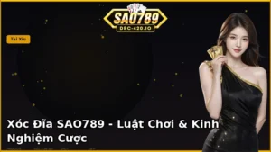 Xóc Đĩa SAO789 — Luật Chơi, Cách Cược & Kinh Nghiệm [2026]